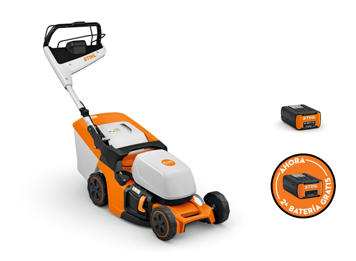 Cortacésped de batería STIHL RMA 443.3 PV (AP), sin cargador + Batería STIHL AP 300 S + Batería GRATIS