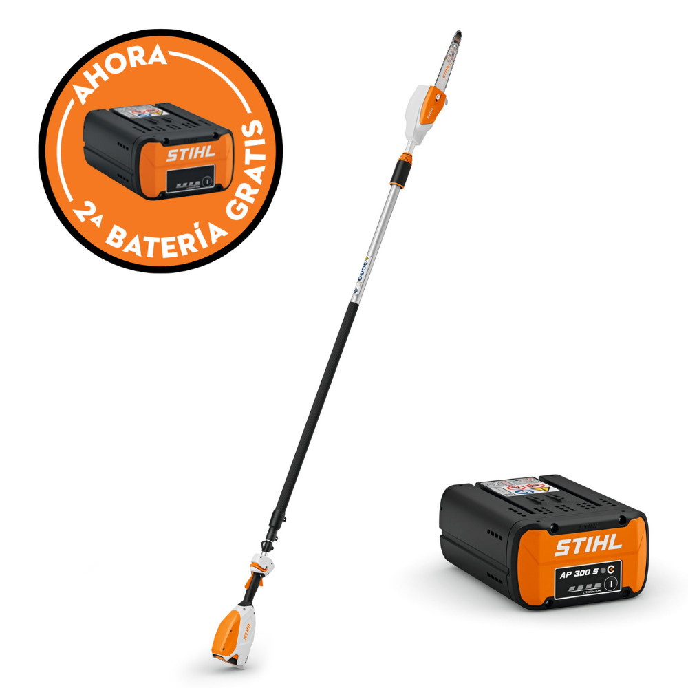 Podadora de altura de bateria HTA  86 1/4"P 71PM3 30cm + Batería STIHL AP 300 S + Batería GRATIS