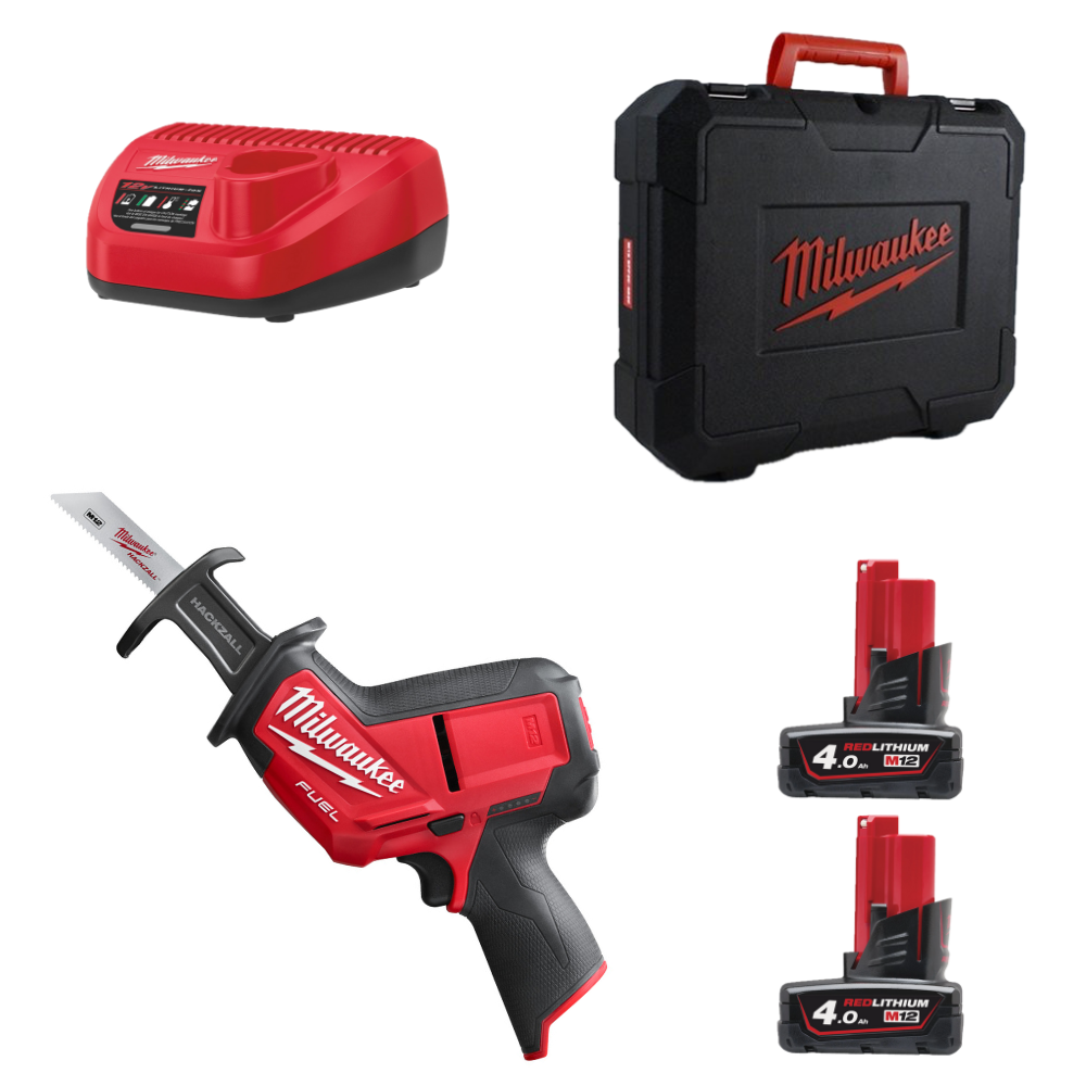 Sierra de sable subcompacta de una mano M12CHZ-402C M12 FUEL™ HACKZALL™