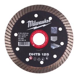 Disco de diamante Milwaukee - DHTS 125mm, TURBO Extrafino