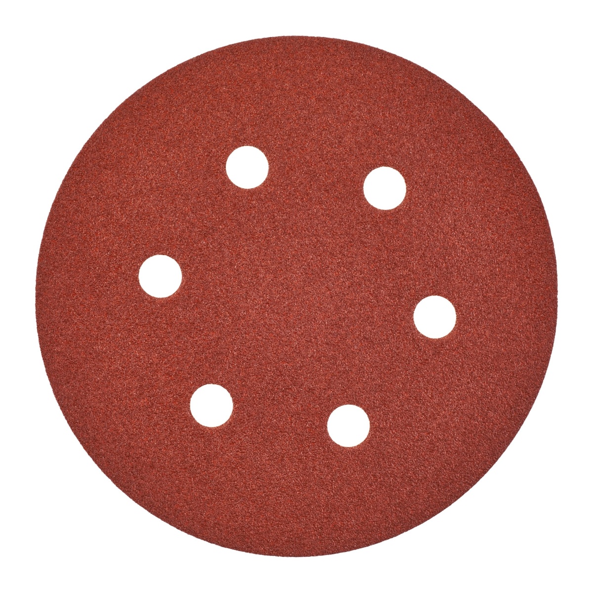 Disco de lija 150mm con fijación rápida (6 orif.) 80gr - 5uds
