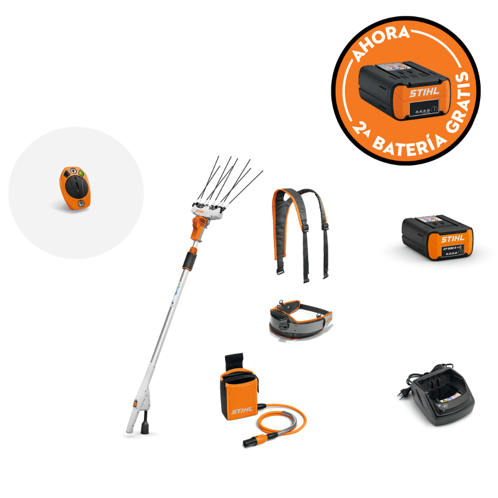 Vareador SPA 140 + SC 2 A, cable, arnés SET (AP 500S + AL 101) + Batería GRATIS