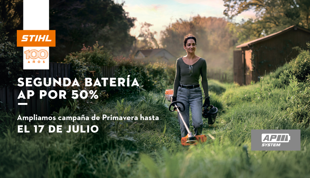 STIHL - segunda batería AP con descuento 50%