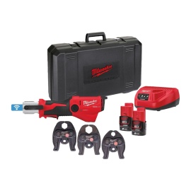 Prensadora hidráulica subcompacta Milwaukee - M12ONEHPT-202C V-Set M12™ ONE-KEY™ FORCE LOGIC™