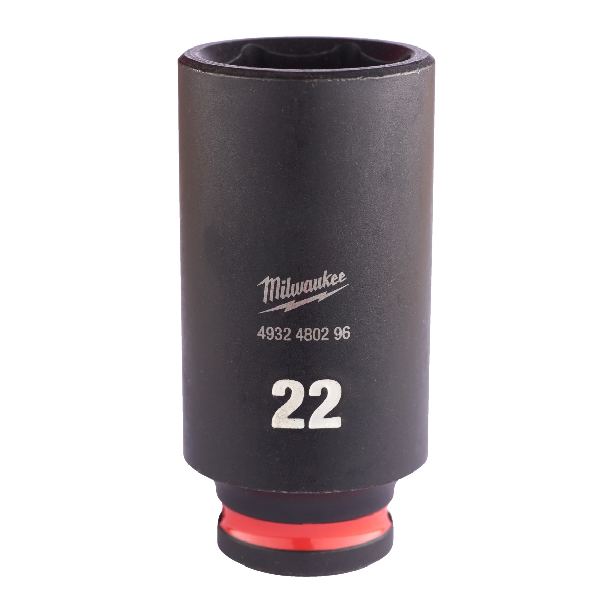 Vaso de impacto Milwaukee 3/8" largo 22mm