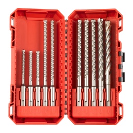 Estuche 10 brocas SDS-Plus MX4 - ajusta a PACKOUT