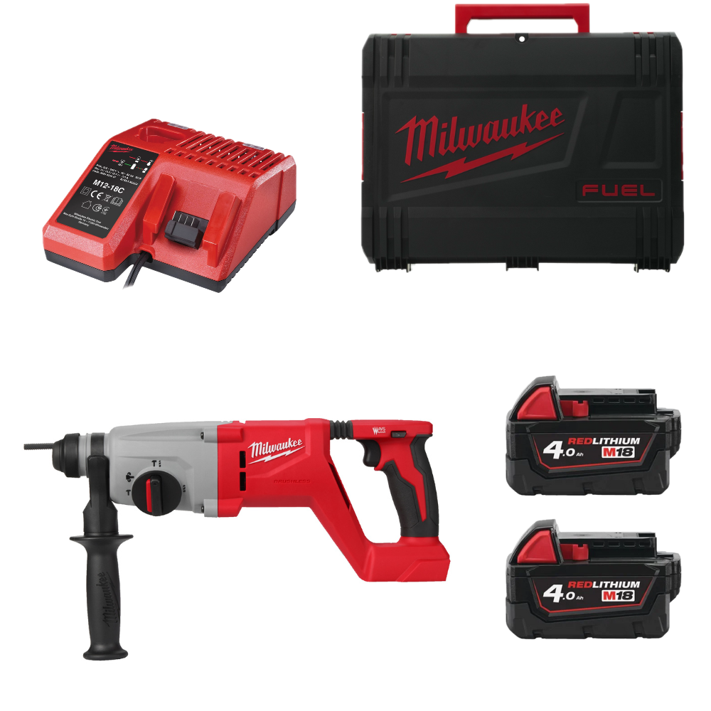 Martillo combinado M18BLHACD26-402X SDS-Plus sin escobillas M18™