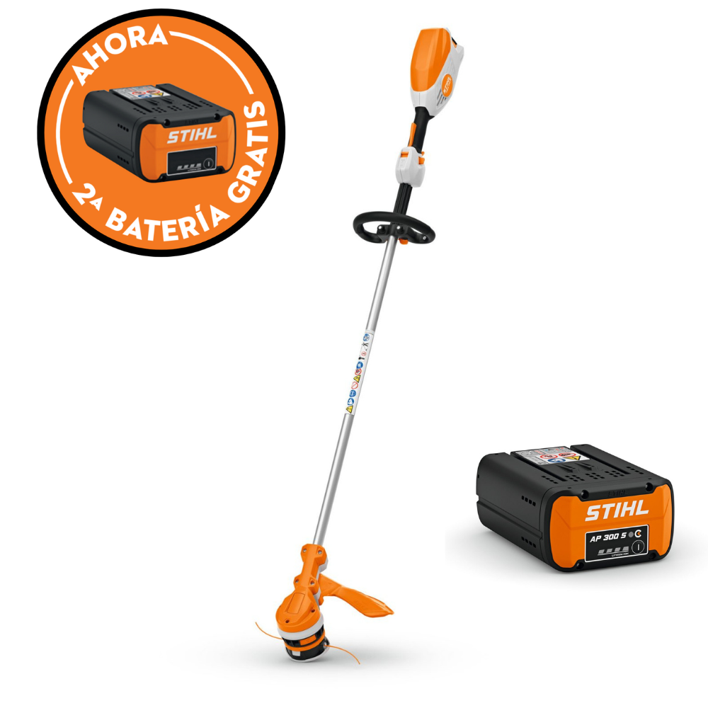 Desbrozadora de batería STIHL FSA 110 R, AutoCut C 12-2 + Batería STIHL AP 300 S + Batería GRATIS