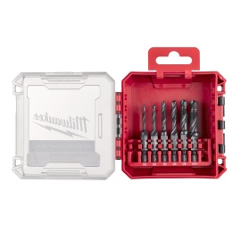 Brocas roscadas Milwaukee - 1/4" HSS-G COMBI DRILL TAP SET (6uds)