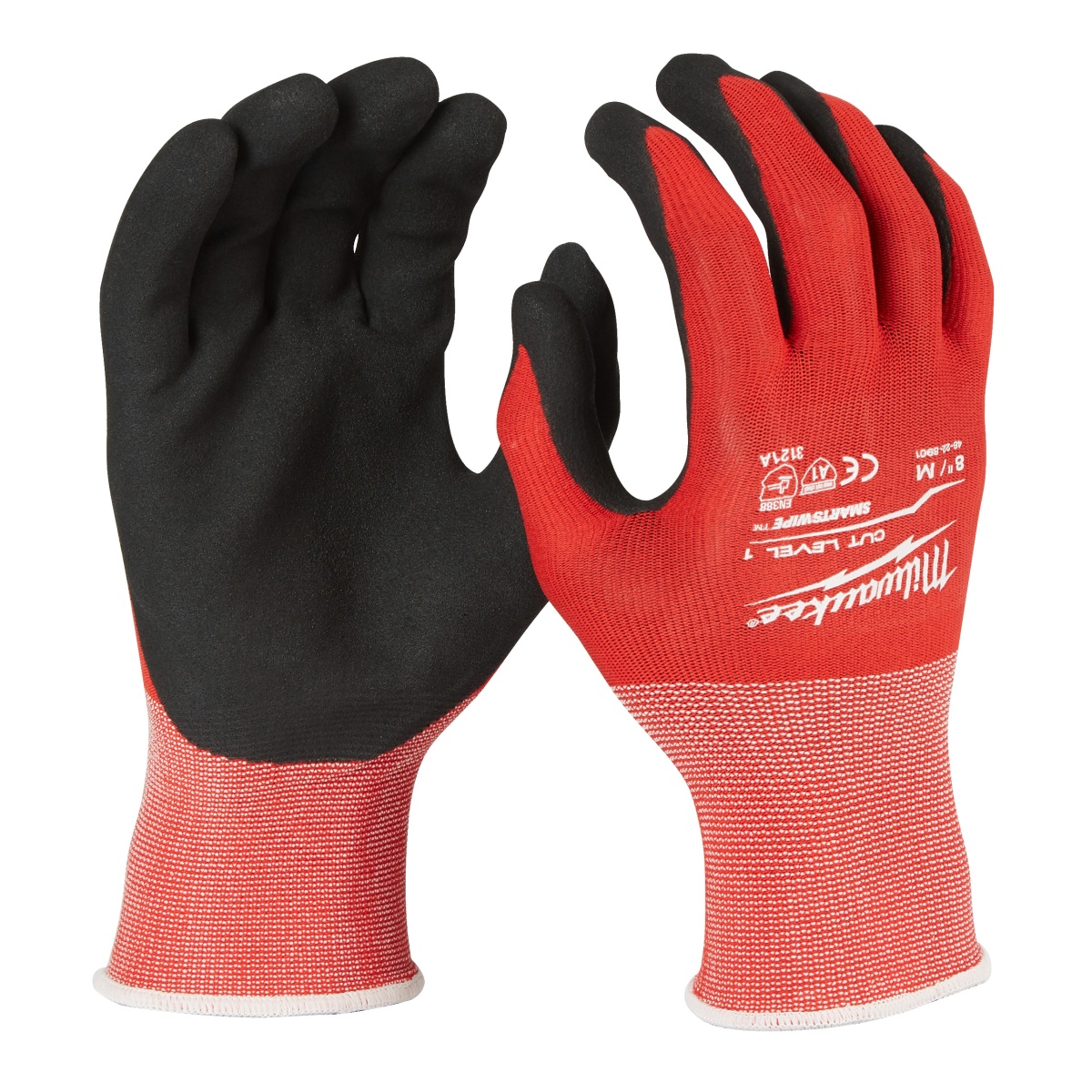 Guantes anticorte nitrilo nivel A - M / 8 - 1 par