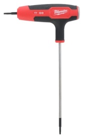 Llave en T macho con mango Torx Milwaukee - T7 Llave en T macho con mango Torx Milwaukee - T7