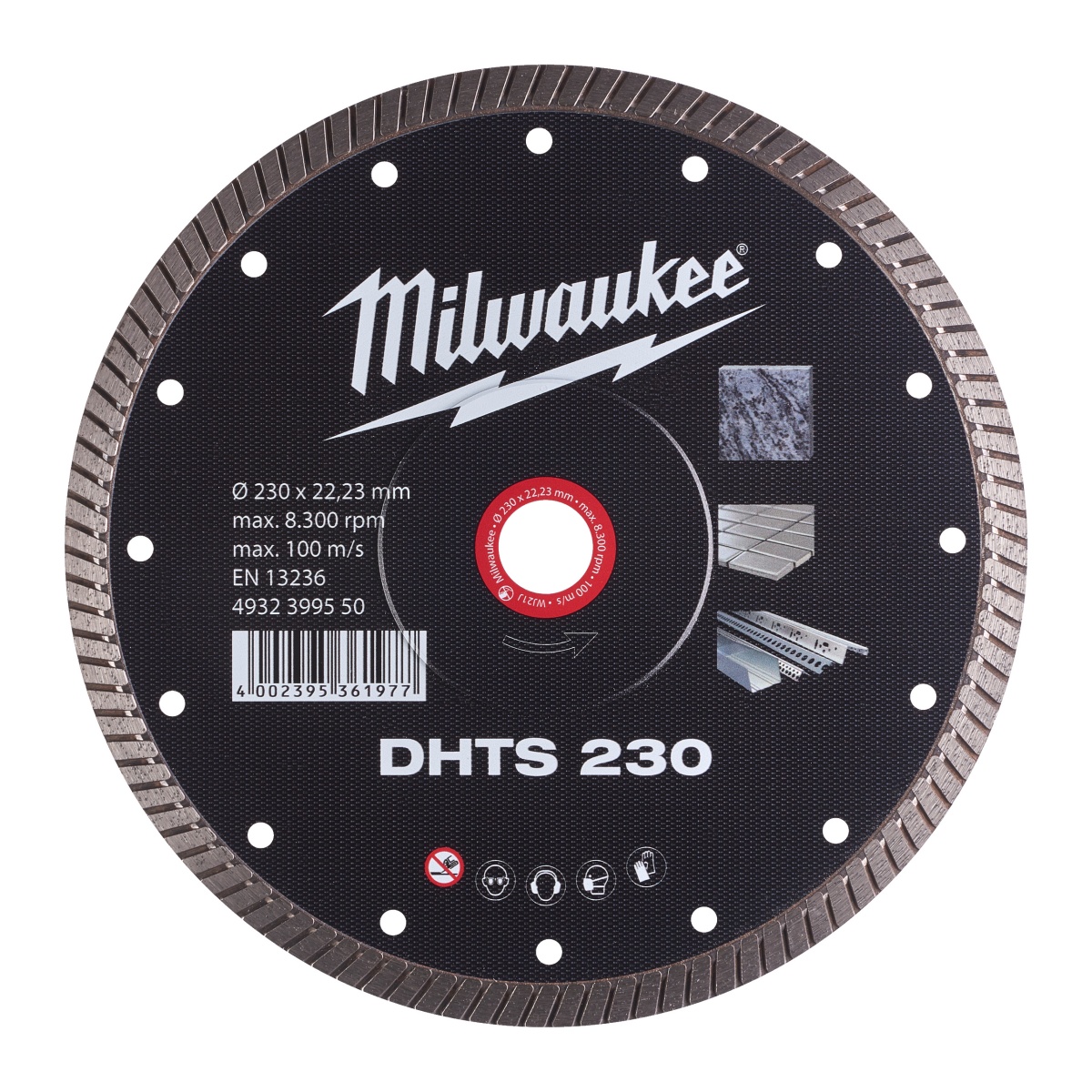 Disco diamante TURBO Extrafino - DHTS 230mm 1,9mm