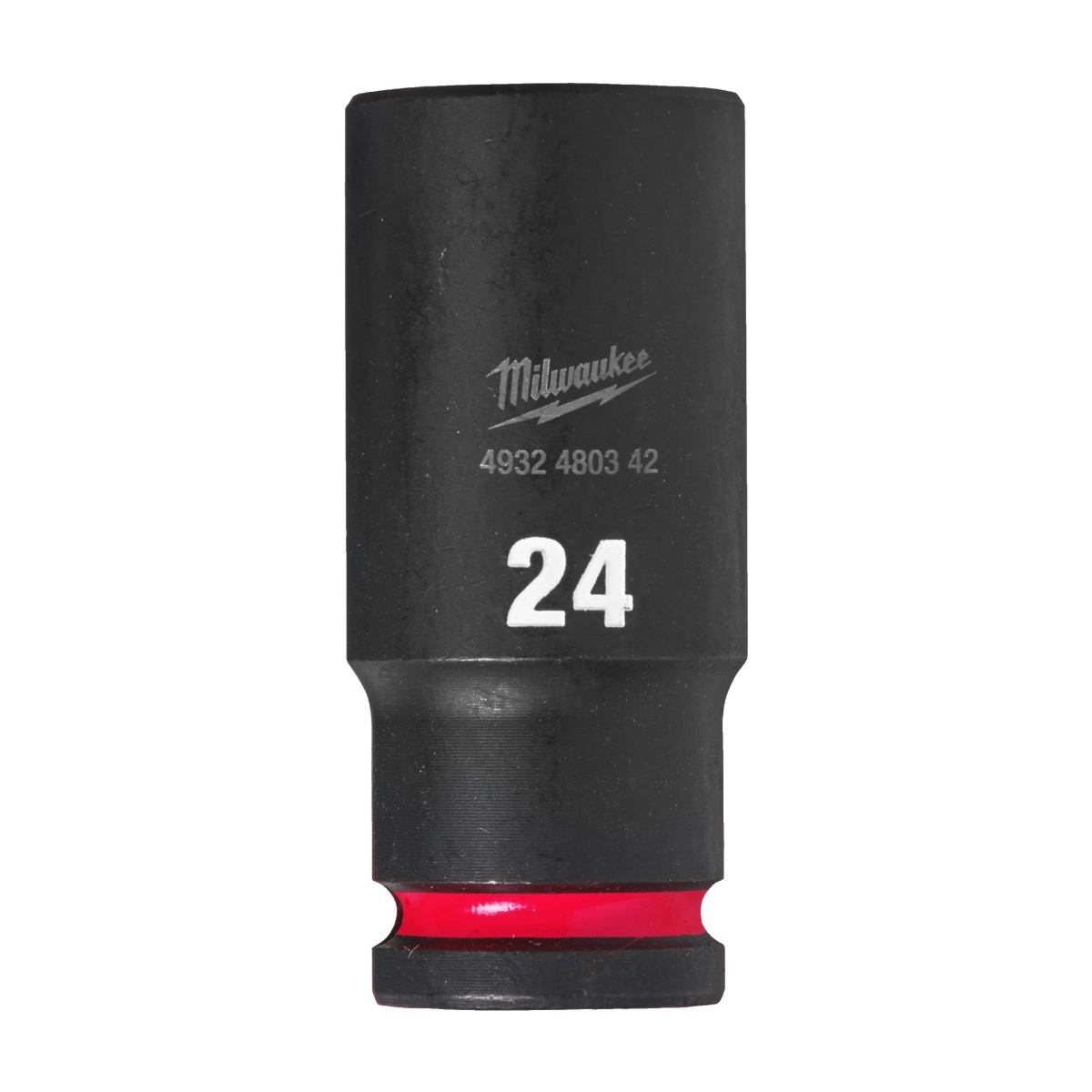 Vaso de impacto Milwaukee 1/2"largo 24mm