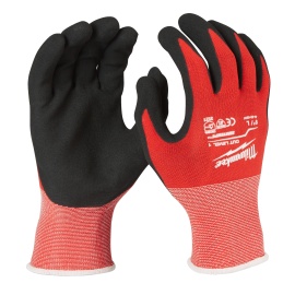 Guantes anticorte de nitrilo nivel A Milwaukee - 9/L (1 par)