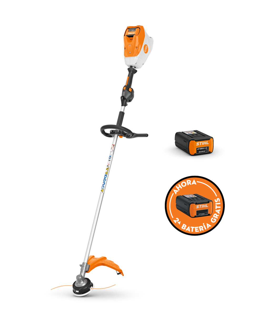 Desbrozadora de batería STIHL FSA 200 R AutoCut 26-2 + Batería STIHL AP 500 S + Batería GRATIS