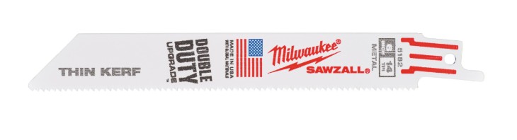 Hoja Sable Metal THIN KERF 150mm 14Tpi - 5uds