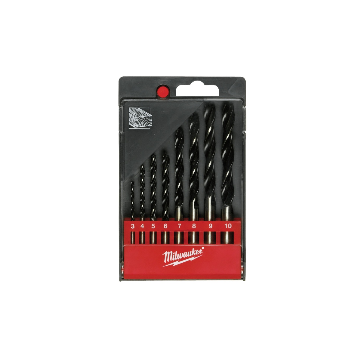 Estuche de 8 brocas para madera
