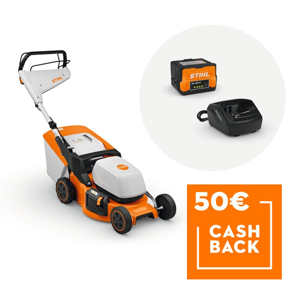 Cortacésped de batería STIHL RMA 248.3 T SET (AK 30S + AL 101)