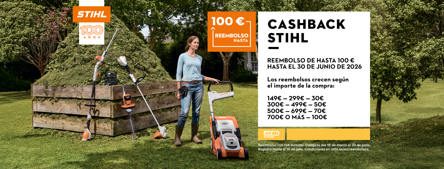 CashBack STIHL para Sistemas de batería AK