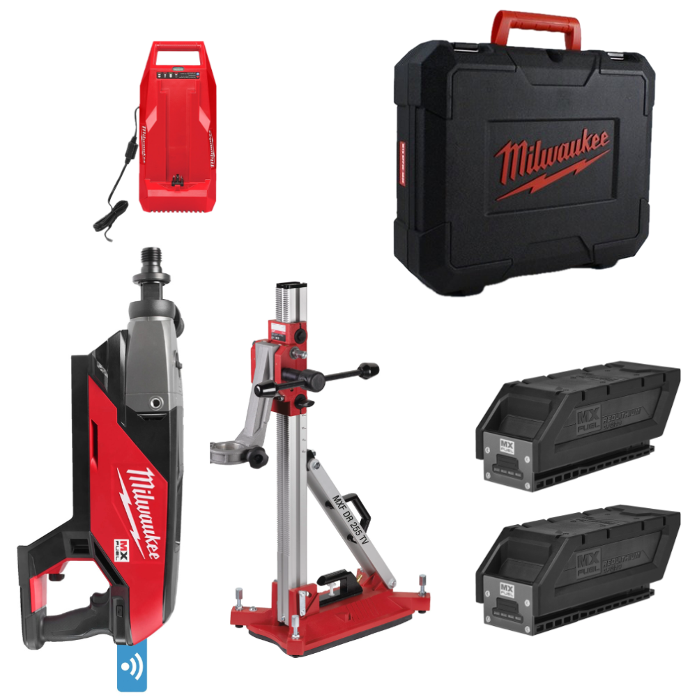 Perforadora de diamante MXFDCD150-302CKIT de 150mm MX FUEL™ con ONE-KEY™