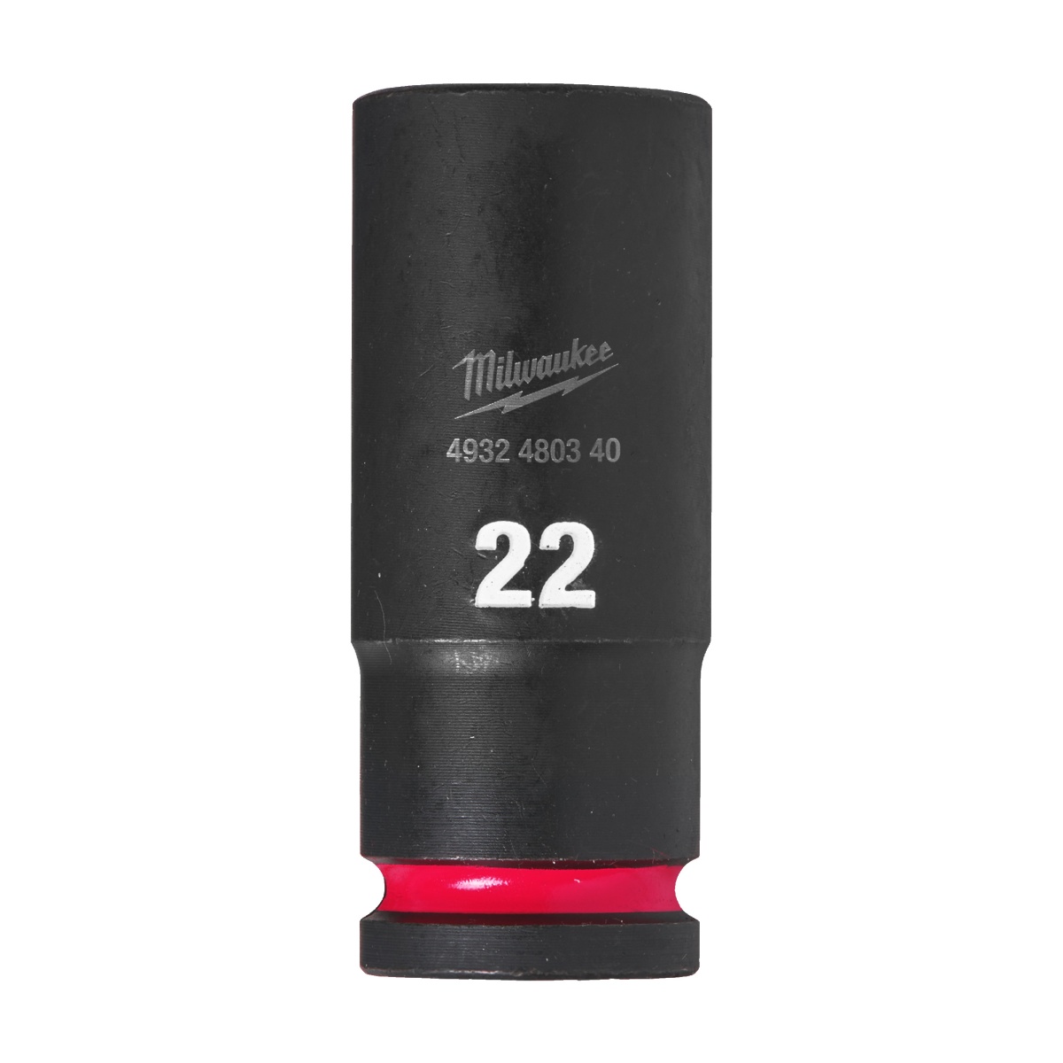 Vaso de impacto Milwaukee 1/2"largo 22mm