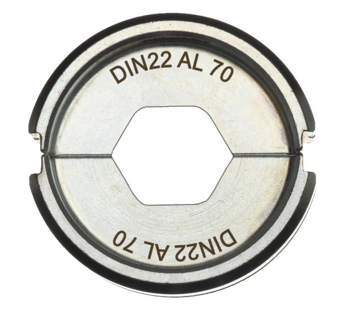 Matrices de crimpado Milwaukee - DIN22 ALU 70