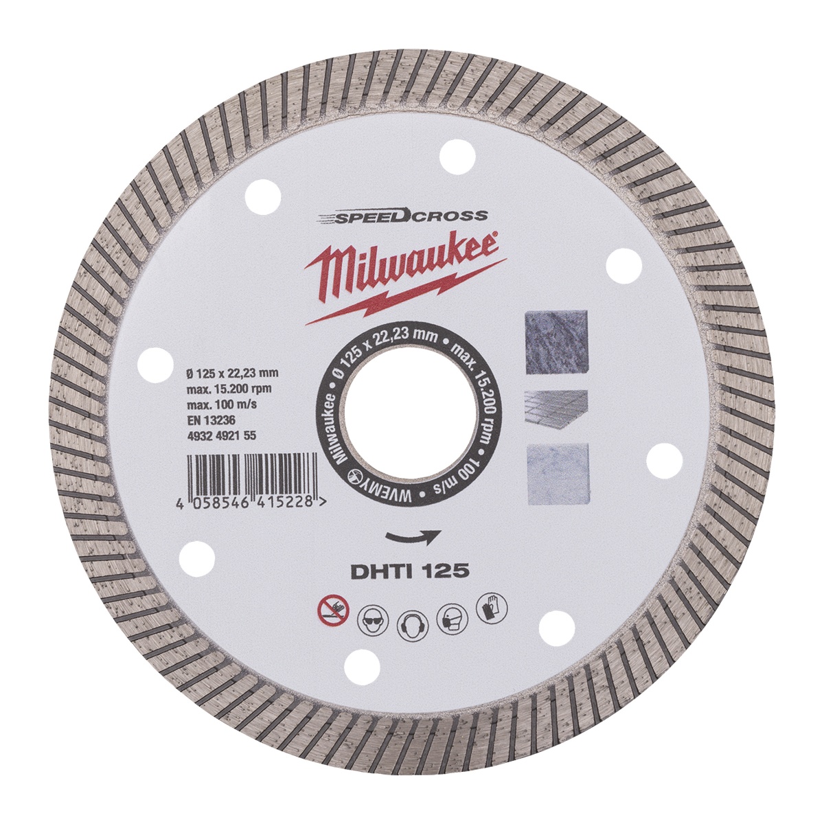 Disco diamante SPEEDCROSS Continuo - DHTi 125mm