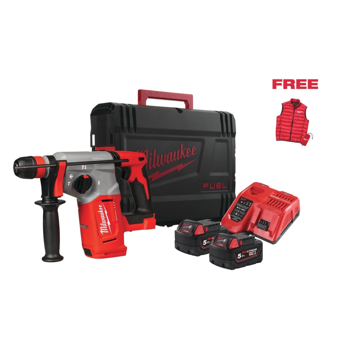 Martillo combinado M18BLHXMC-502X SDS-Plus sin escobillas M18™