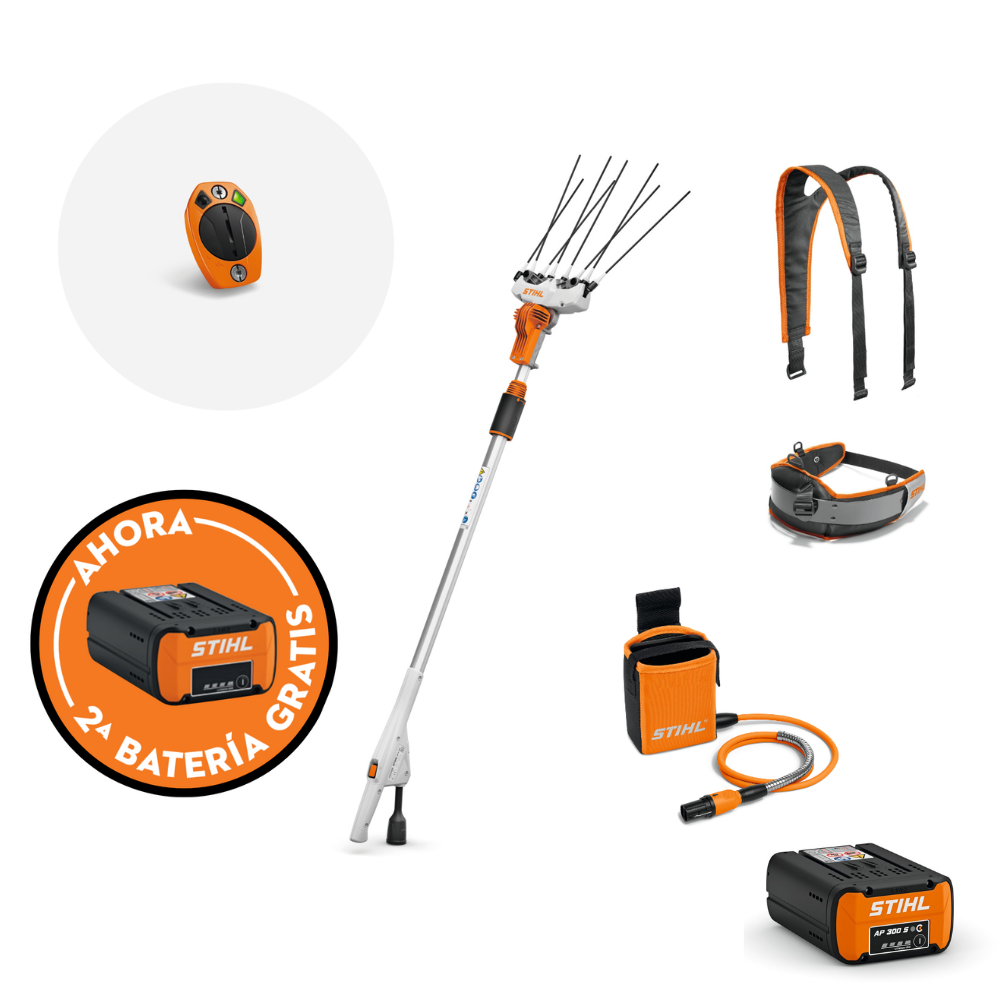 Vareador SPA 140 + SC 2 A, cable, arnés + Batería STIHL AP 300 S + Batería GRATIS