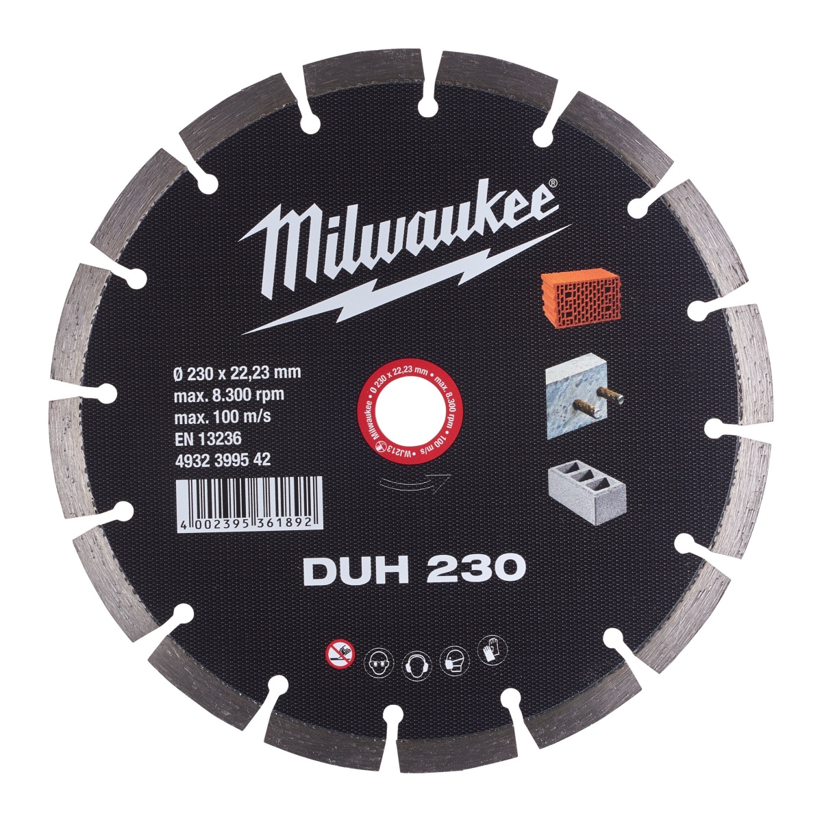 Disco diamante MAT.DUROS - DUH 230mm
