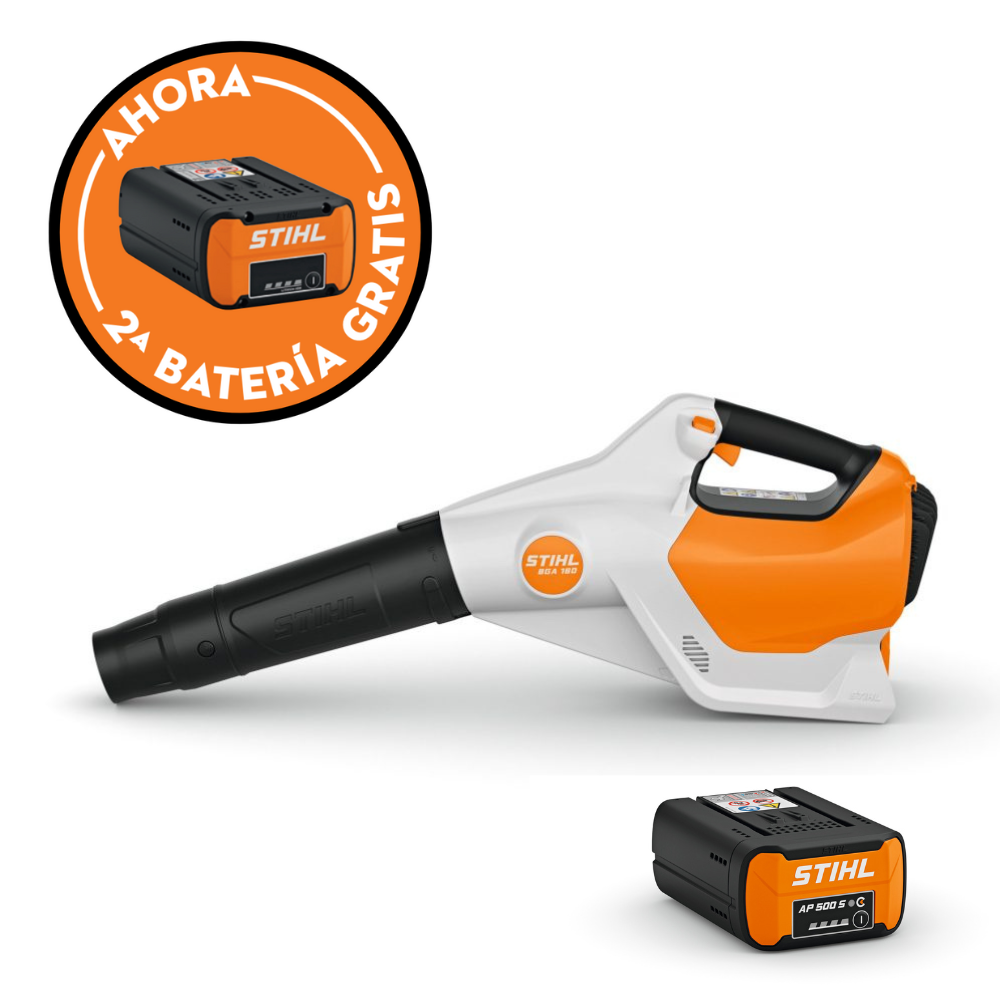 Soplador de batería BGA 160 sin batería ni cargador + Batería STIHL AP 500 S + Batería GRATIS