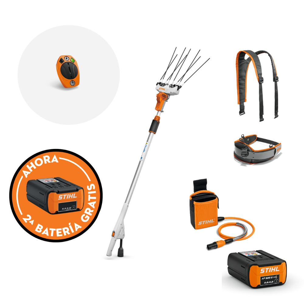 Vareador SPA 140 + SC 2 A, cable, arnés + Batería STIHL AP 500 S + Batería GRATIS