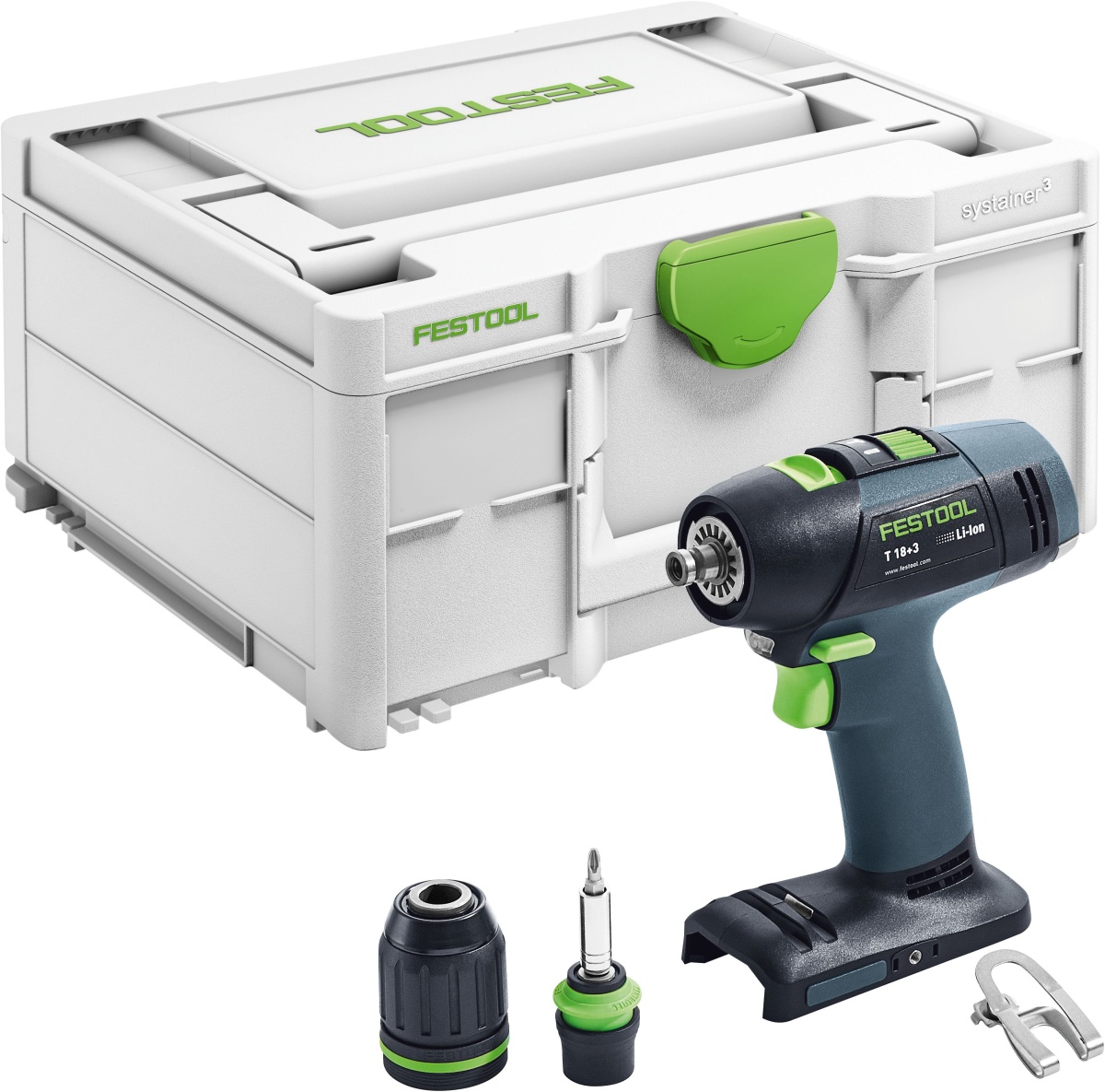 Taladro atornillador a batería T 18+3-Basic